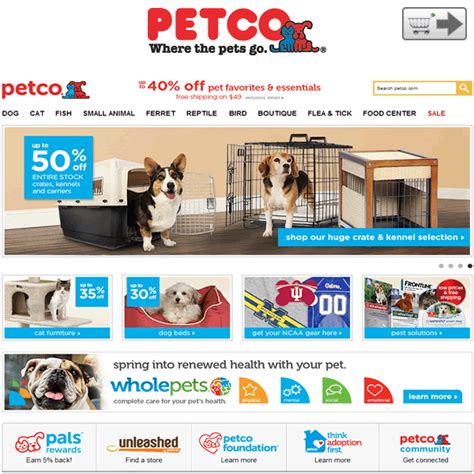 Even if your dog is healthy and well, routine exams allow for early detection. . Petco online